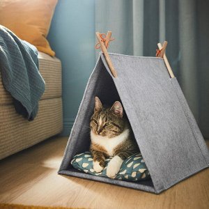 UTSDD, Кошачий домик, серый/войлочный