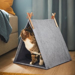 UTSDD, Кошачий домик, серый/войлочный