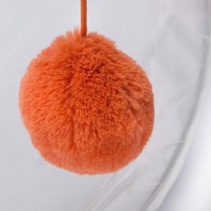 UTSDD, Игровой туннель для кошки, белый/оранжевый