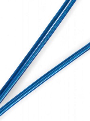 Скакалка спортивная ONLYTOP, 2.8 м, регулируемая, скоростная, с подшипником, синяя