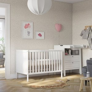 СУНДВИК, детская кроватка, белый, 60х120 см