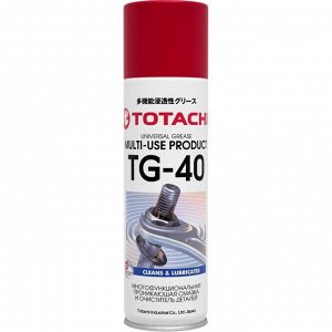 Смазка проникающая (жидкий ключ) Totachi Universal Grease Multi-Use Product TG-40, многоцелевая, антикоррозийная, баллон 650мл, арт. 9D135