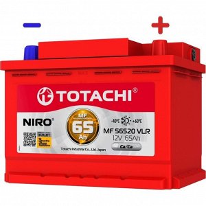 Аккумулятор Totachi Niro MF 56520 VLR LN2/L2(H5) L, 65Ач, CCA 660А, обслуживаемый, арт. 90365
