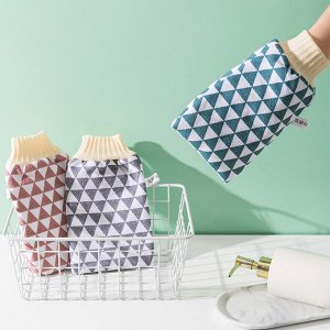 Мочалка для душа / Рукавица массажная, цвет в ассортименте, 1 шт