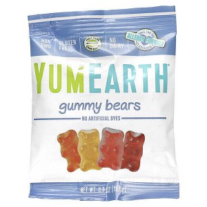YUME Gummy Bears, Мармеладные мишки, Ассорти вкусов, пакетик, 0.7 oz (19.8 g)