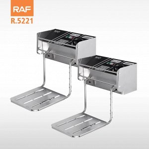 Фритюрница двойная электрическая, для картошки фри и крылышек, RAF, 12 л, 5000 Вт