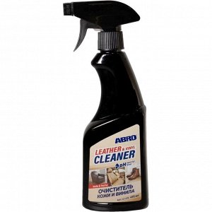 Очиститель салона ABRO Leather & Vinyl Cleaner, для кожи и винила, от грязи и жира, бутылка с триггером 473мл, арт. LC-472