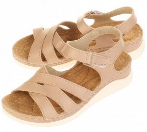 Босоножки Evalli 8527_кофейный