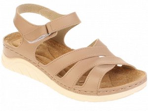 Босоножки Evalli 8527_кофейный
