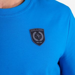 Футболка Т.голубой
Футболка с круглым вырезом (нашивка резина).
Cotton - материал из натуральных волокон, который удобен в носке, быстро впитывает и отводит от тела влагу, хорошо пропускает воздух и н
