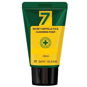 (Мини) Очищающая пенка для проблемной кожи с экстрактом центеллы May Island 7 Secret Centella Cica Cleansing Foam, 30мл