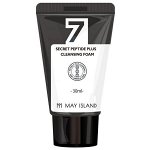 (Мини) Очищающая пенка с пептидным комплексом May Island 7 Days Secret Peptide Plus Cleansing Foam, 30мл