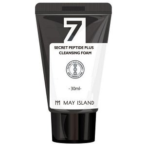 (Мини) Очищающая пенка с пептидным комплексом May Island 7 Days Secret Peptide Plus Cleansing Foam, 30мл