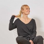 Трикотажный комбинезон - серый