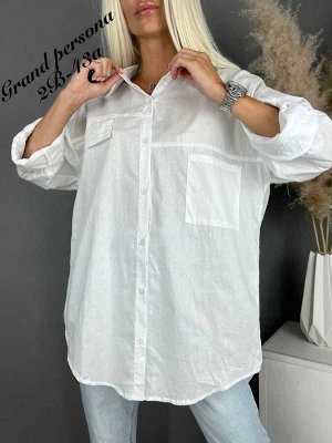 Женская рубашка. Ткань: хлопок Размер: 3xl(52), 4XL(54), 5XL(56), 6XL(58), 7XL(60)