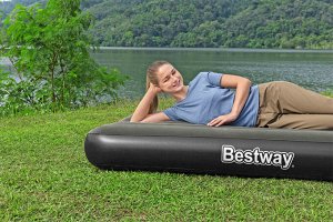 Матрас надувной, кемпинговый, односпальный, Bestway, 188 x 99 x 25 см, Tritech Air, до 150 кг