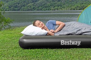 Матрас надувной, кемпинговый, односпальный, Bestway, 188 x 99 x 25 см, Tritech Air, до 150 кг