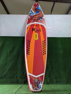 Сап-доска FUNWATER KOI [350х84х15см, 15PSI, рюкзак, алюм.весло, плавник, лиш, насос, ремкоплект, до 200кг, 8,7кг]