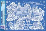 Новогодние оформительские наклейки на окна &quot;Зимняя сказка&quot;