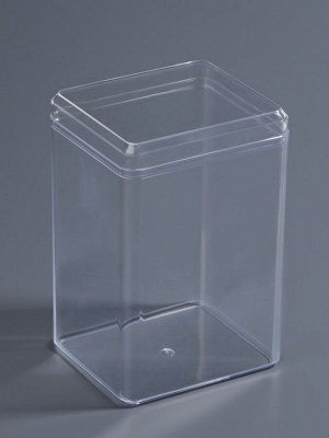 Бокс для хранения мелочей, 6.5x5.8x9.5 см, в пакете, прозрачный