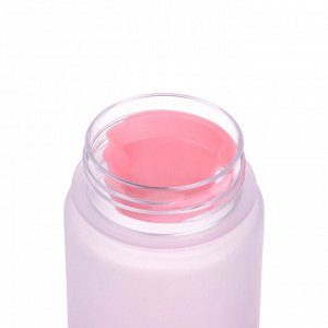 Бутылка для воды My bottle, 500 мл, 19.5x6 см, спортивная, розовая