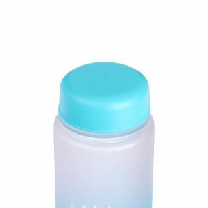 Бутылка для воды My bottle, 500 мл, 19.5x6 см, спортивная, голубая