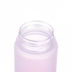 Бутылка для воды My bottle, 500 мл, 19.5x6 см, спортивная, розовая