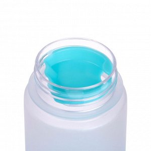 Бутылка для воды My bottle, 500 мл, 19.5x6 см, спортивная, голубая
