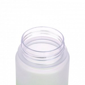Бутылка для воды My bottle, 500 мл, 19.5x6 см, спортивная, зеленая