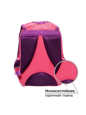 Рюкзак школьный, 37x26x13 см, эргономичная спинка, Calligrata ОРТ «Аниме подружки»