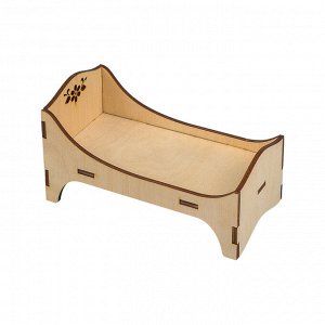 Заготовка для декорирования "Mr. Carving" ВД-519 "Кроватка" фанера 17 х 9 х 8.5 см .