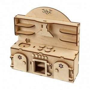 Заготовка для декорирования "Mr. Carving" ВД-520 "Кухонный гарнитур" фанера 22 х 7 х 22 см .
