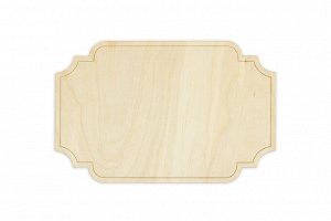 Заготовка для декорирования "Mr. Carving" ВД-724 Панно с обводкой фанера 16 х 25 х 0.4 см .