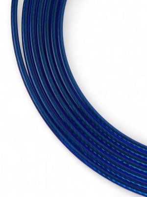 Скакалка спортивная ONLYTOP, 3 м, регулируемая, скоростная, с подшипником, цвет МИКС