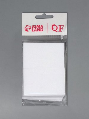 Салфетки для маникюра, безворсовые, 100 шт., 6x4 см