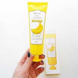 Крем для рук "Банан" FarmStay I am Real Fruit Banana Hand Cream, 100г, ,