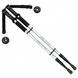Палки трекинговые maclay Alu 100, телескопические, 3-секционные, до 135 см, 2 шт.
