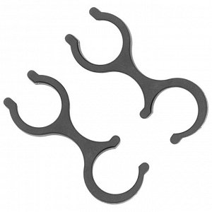 Палки трекинговые maclay Alu 100, телескопические, 3-секционные, до 135 см, 2 шт.