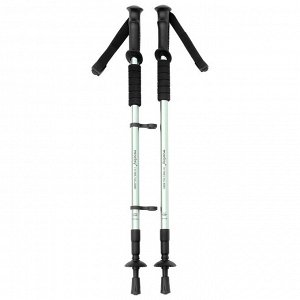 Палки трекинговые maclay Alu 100, телескопические, 3-секционные, до 135 см, 2 шт.
