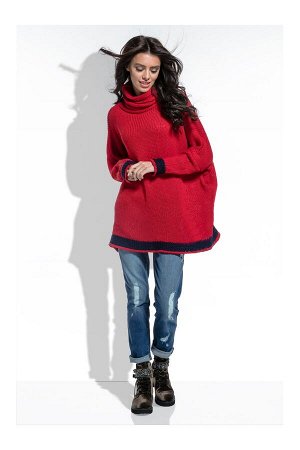 Fobya F469 свитер красный *