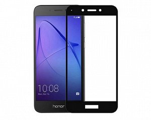 Защитное стекло Honor 8 Lite Full черное