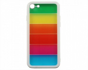Чехол iPhone 7/8/SE 2020 Rainbow Case (белый)