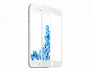 Защитное стекло iPhone 7/8 6D (тех упак) белое