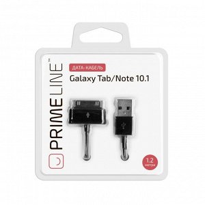 Кабель Prime Line Samsung Galaxy Tab - USB черный, 1.2м, 7204