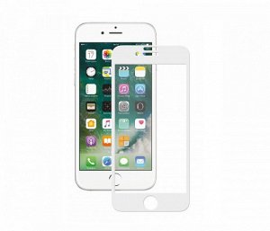 Защитное стекло iPhone 7/8 3D белое, Deppa, 0.3мм, 62036
