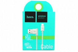 Кабель Hoco UPM10 microUSB - USB белый, 1.2м