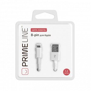 Кабель Prime Line Lightning - USB белый, 7201