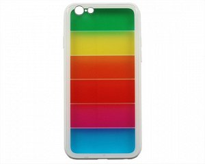 Чехол iPhone 6/6S Rainbow Case (белый)
