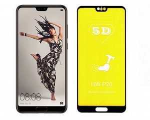 Защитное стекло Huawei P20 Nano черное, 0.1 mm