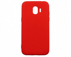 Чехол Samsung J250F Galaxy J2 2018 силикон красный